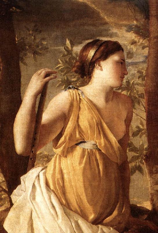 POUSSIN, Nicolas The Inspiration of the Poet (detail) af china oil painting image